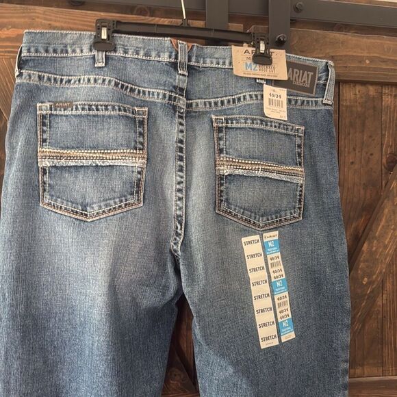 NEW Ariat Men's M2 Grayson Fargo
Relaxed Stretch Boot Cut Jeans 40x34 - Picture 5 of 16
